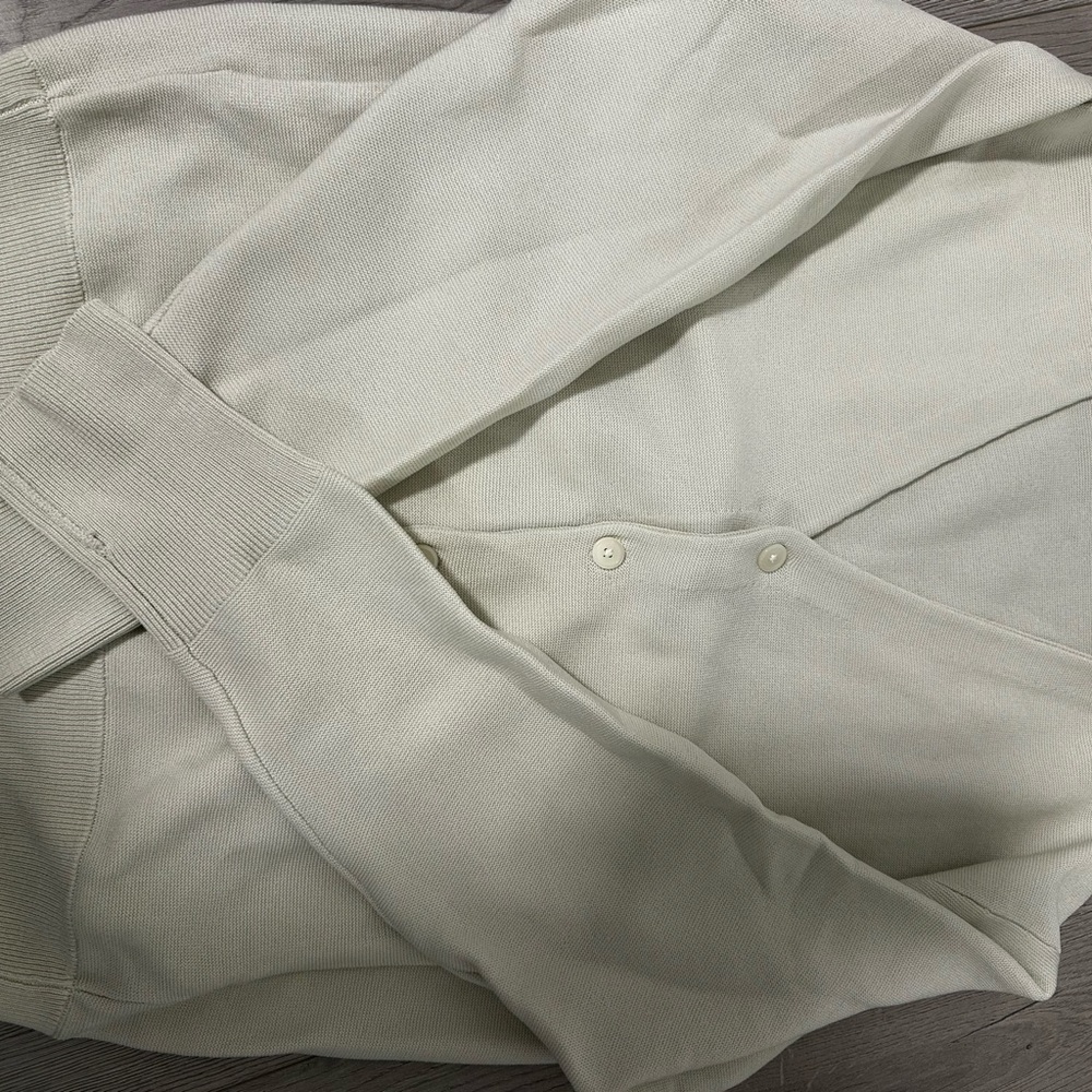 GU Cream Button-Up Cardigan